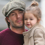 David Beckham ve Victoria’nın küçük kızları Harper Seven..